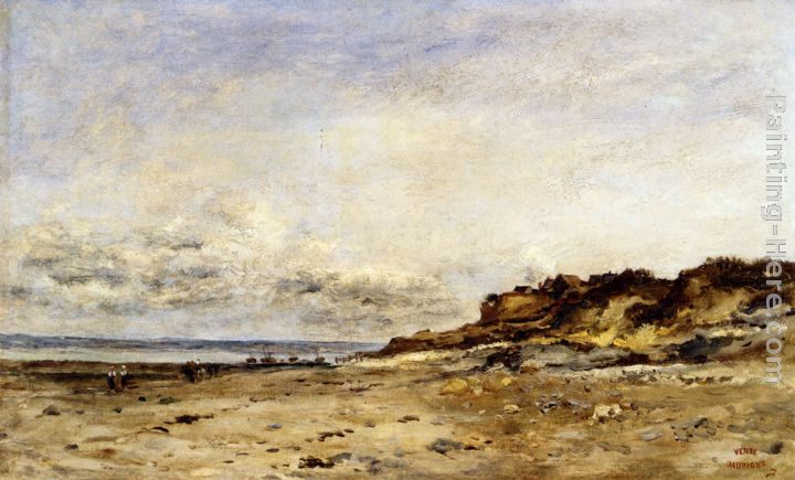 Charles-Francois Daubigny Low Tide At Villerville